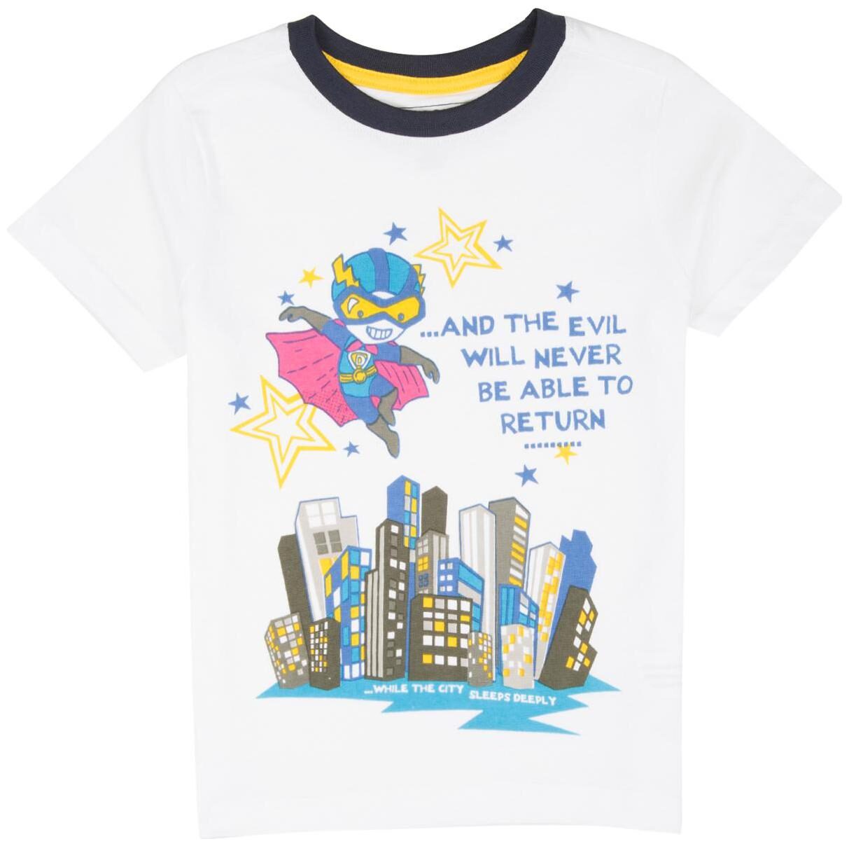 

CHEROKEE Boy Cotton Printed T-shirt - White