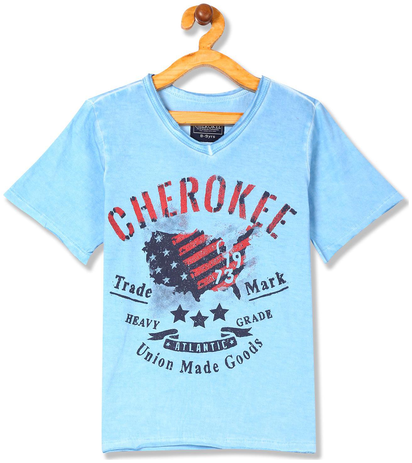 

CHEROKEE Boy Cotton Printed T-shirt - Blue