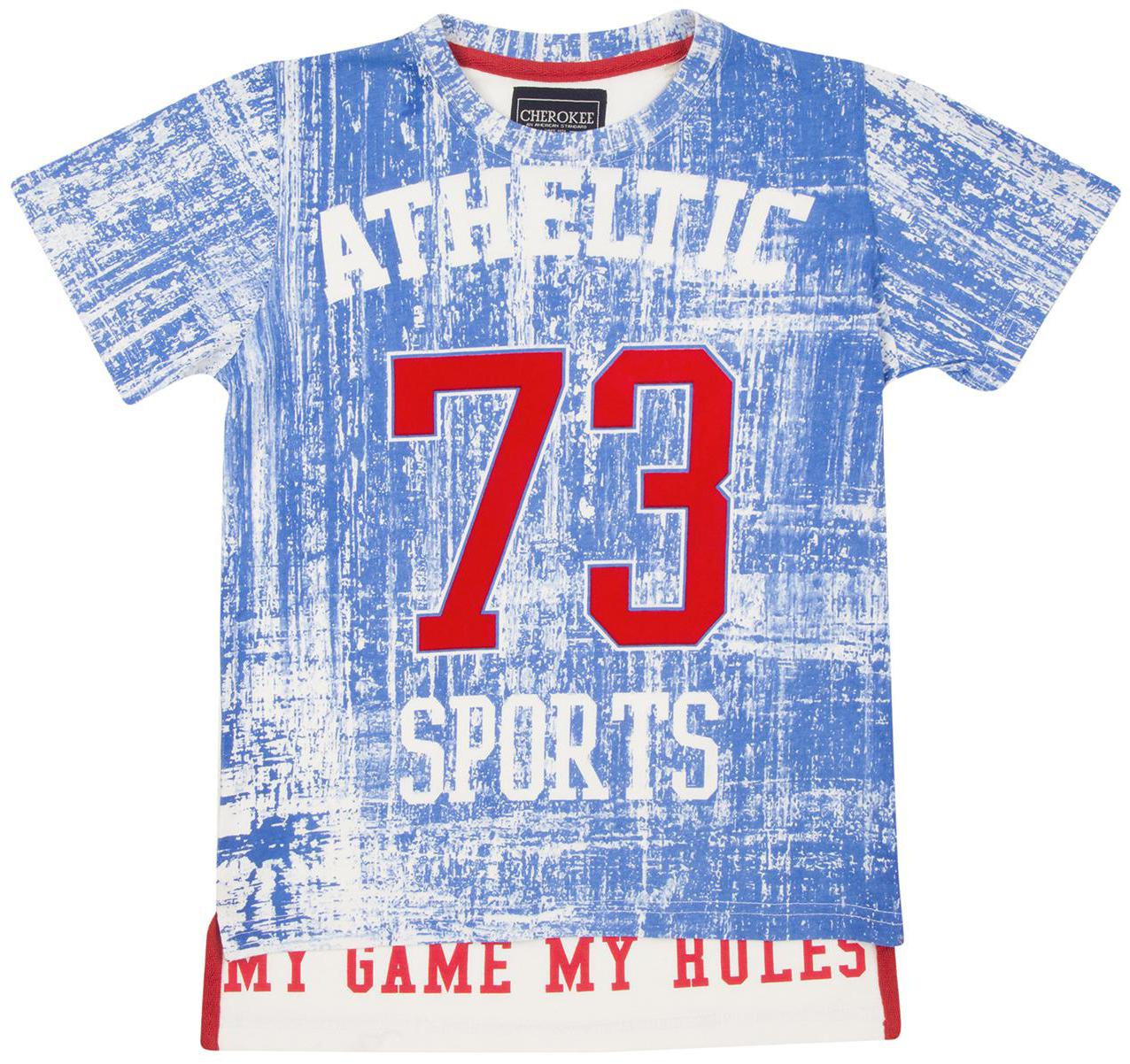 

CHEROKEE Boy Polyester Printed T-shirt - Blue