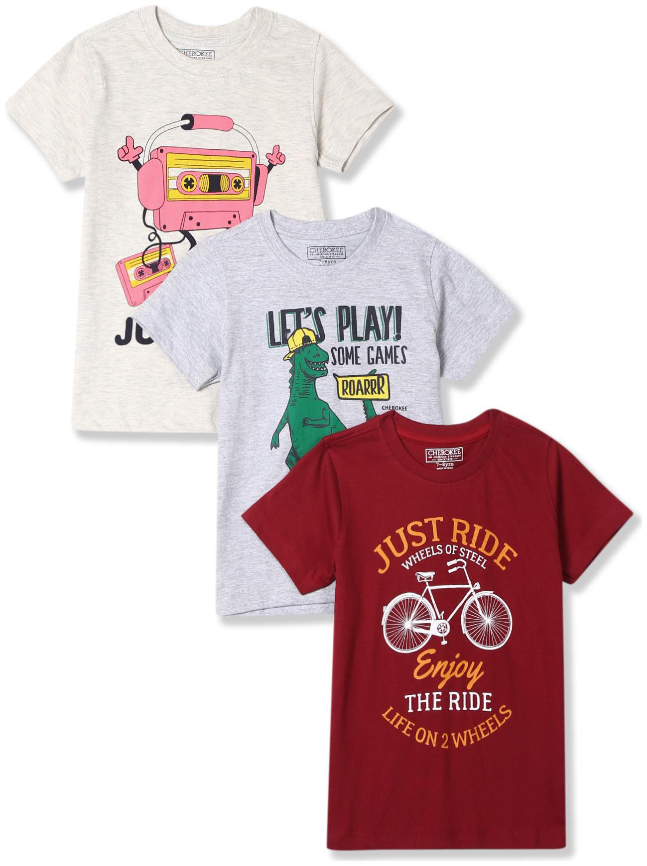 

CHEROKEE Boy Cotton Printed T-shirt - Multi