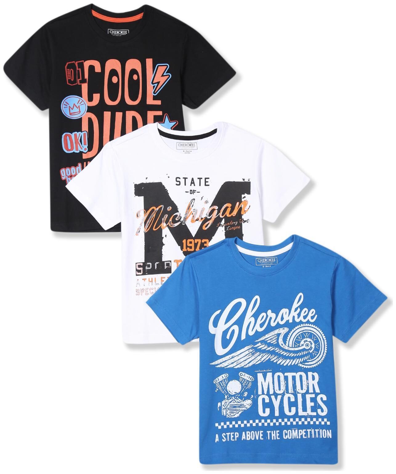 

CHEROKEE Boy Cotton Printed T-shirt - Multi