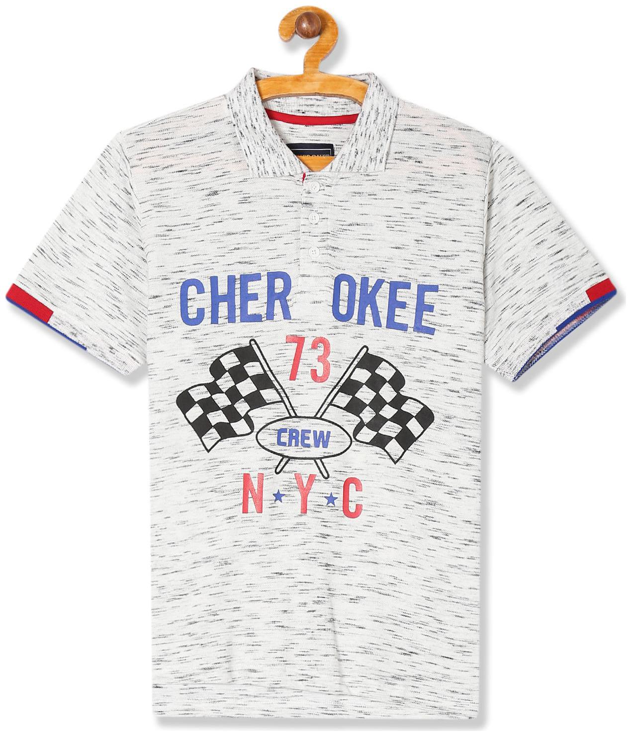 

CHEROKEE Boy Cotton Printed T-shirt - Grey