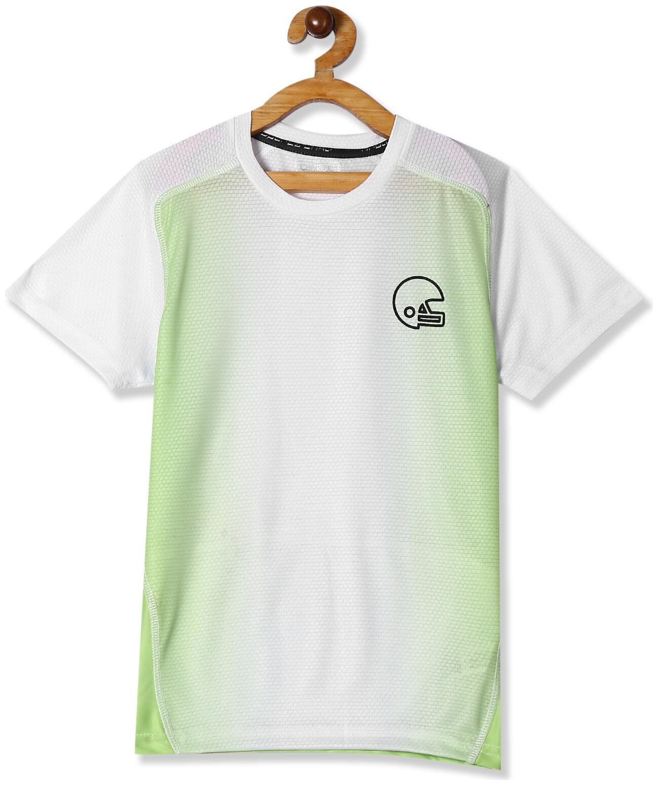 

CHEROKEE Boy Polyester Solid T-shirt - White