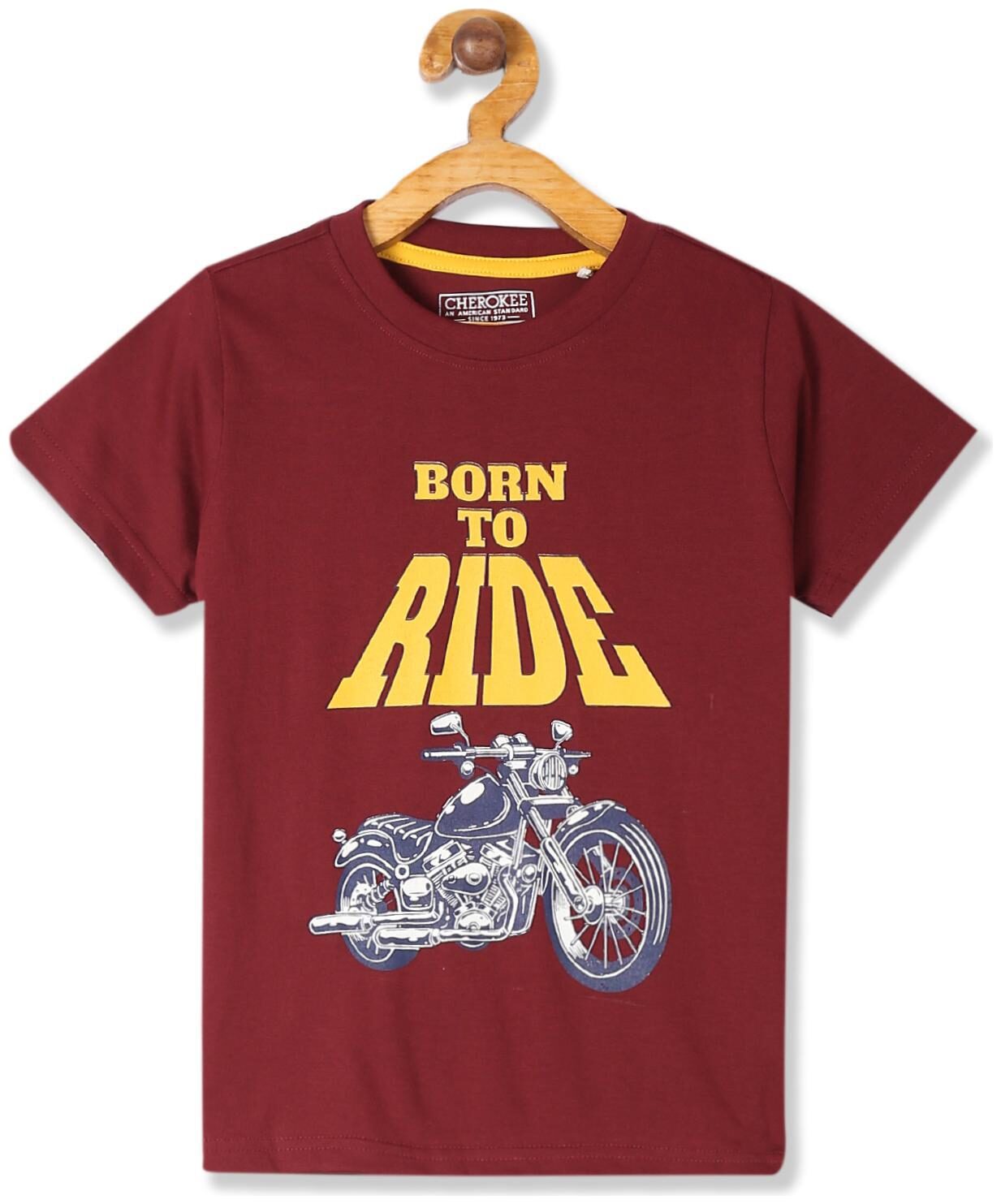 

CHEROKEE Boy Cotton Printed T-shirt - Red