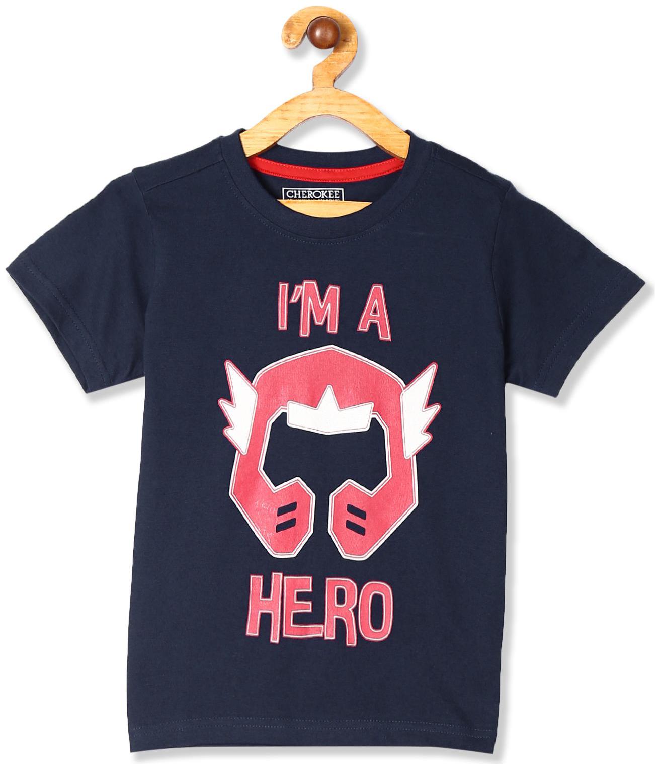 

CHEROKEE Boy Cotton Printed T-shirt - Blue
