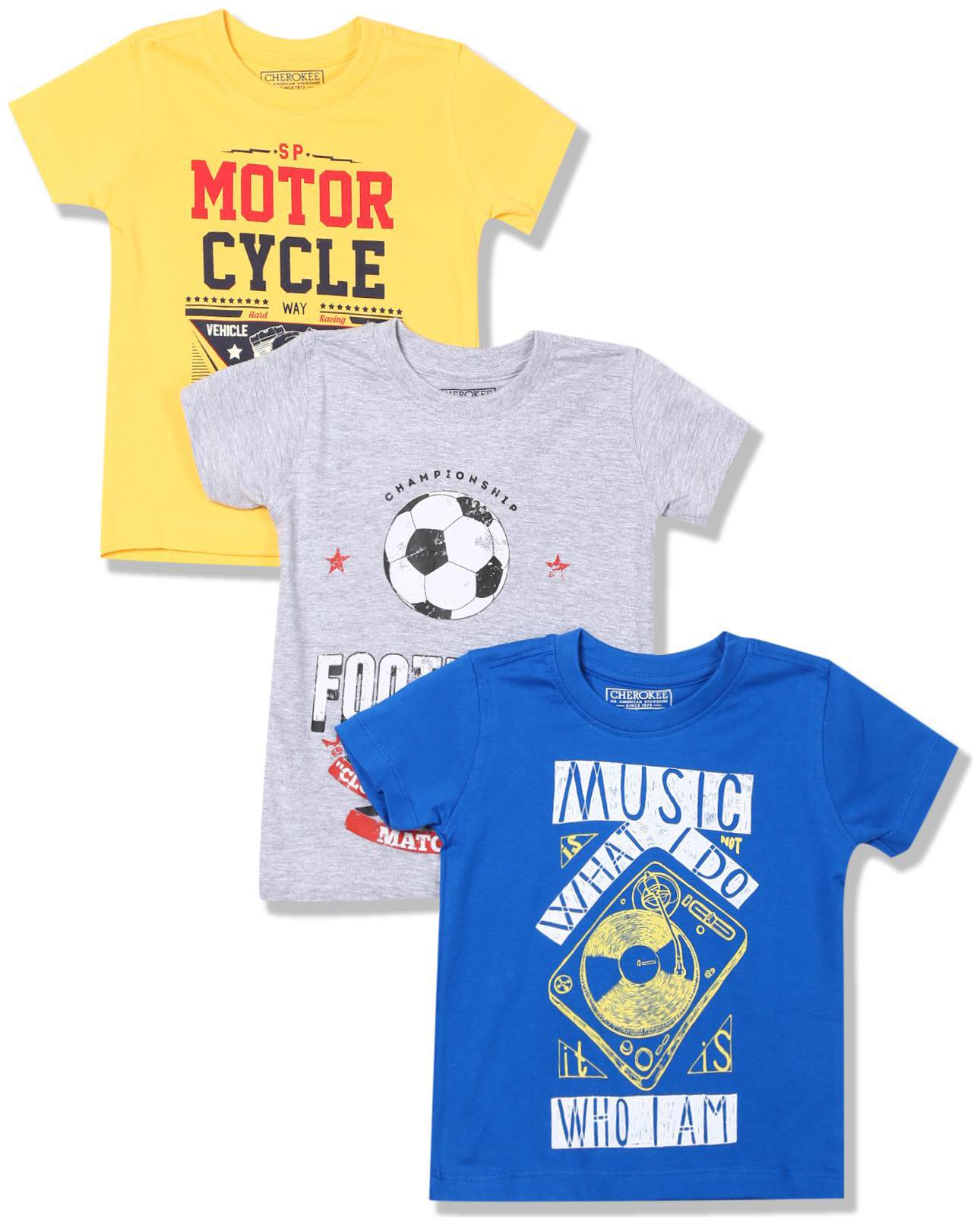

CHEROKEE Boy Cotton Printed T-shirt - Multi