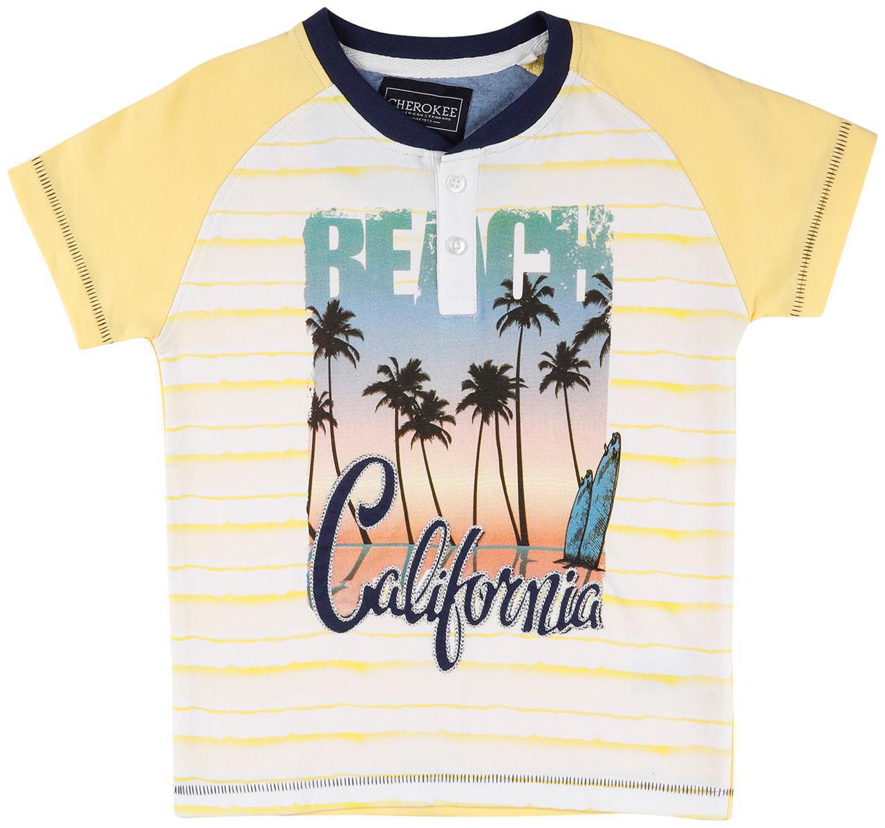 

CHEROKEE Boy Cotton Printed T-shirt - Yellow