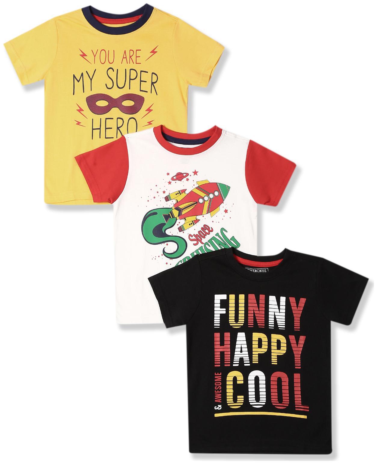 

CHEROKEE Boy Cotton Printed T-shirt - Multi