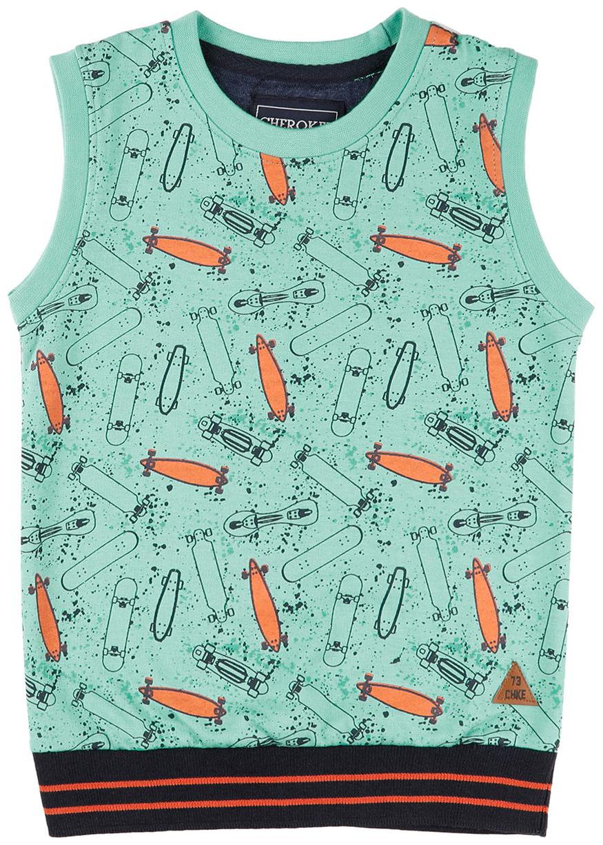 

CHEROKEE Boy Cotton Printed T-shirt - Green