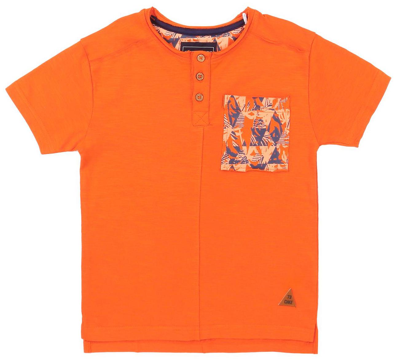 

CHEROKEE Boy Cotton Solid T-shirt - Orange