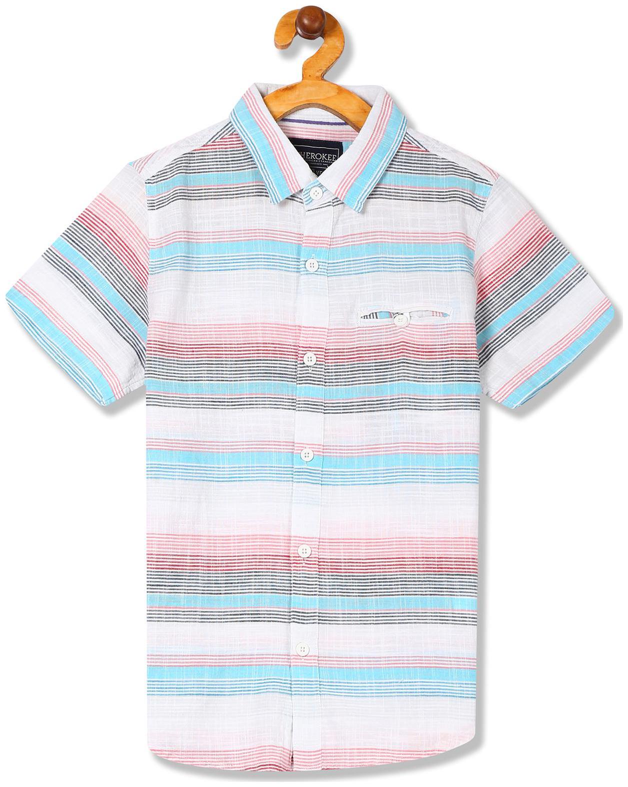 

CHEROKEE Boy Cotton Striped Shirt Multi