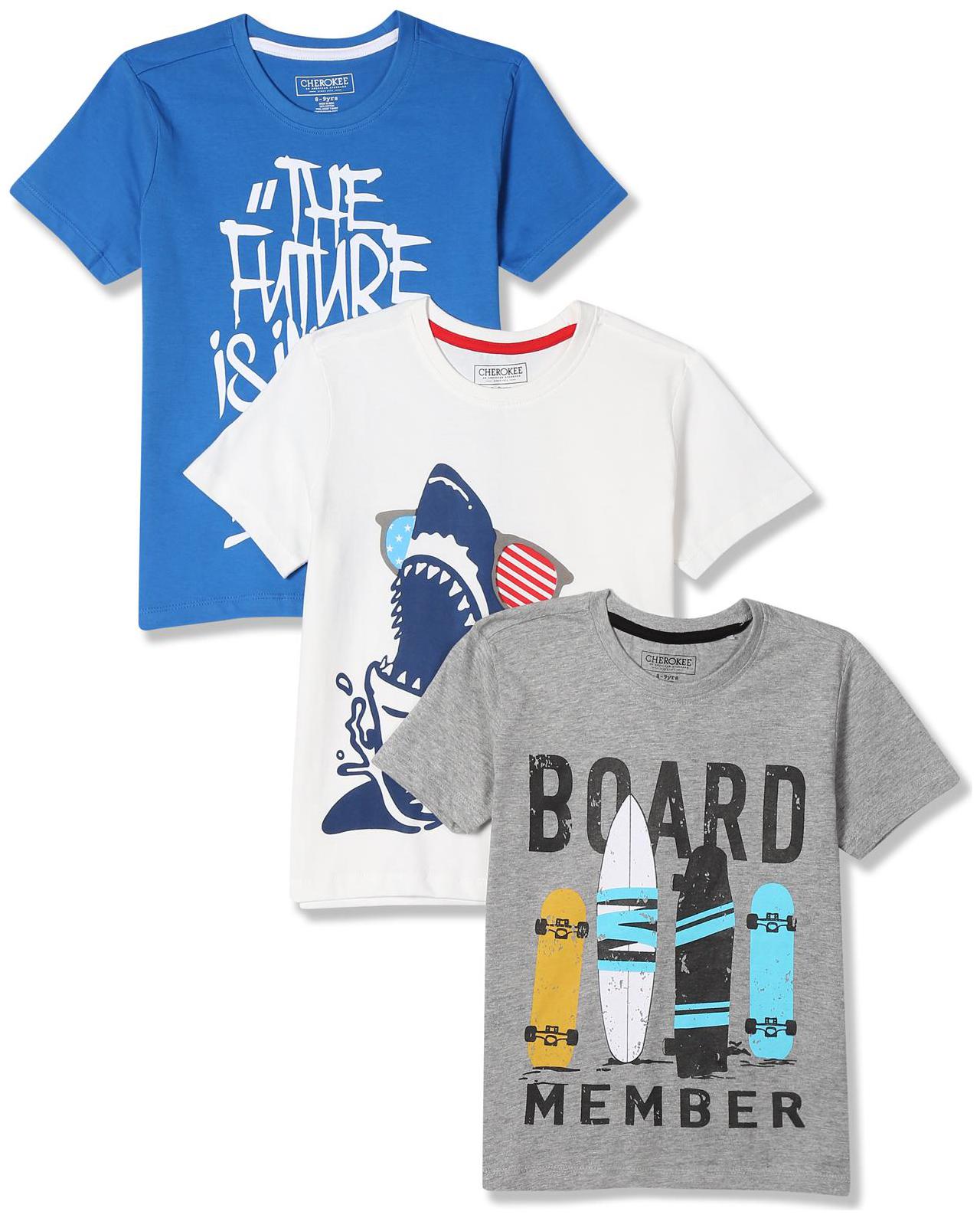 

CHEROKEE Boy Cotton Printed T-shirt - Multi