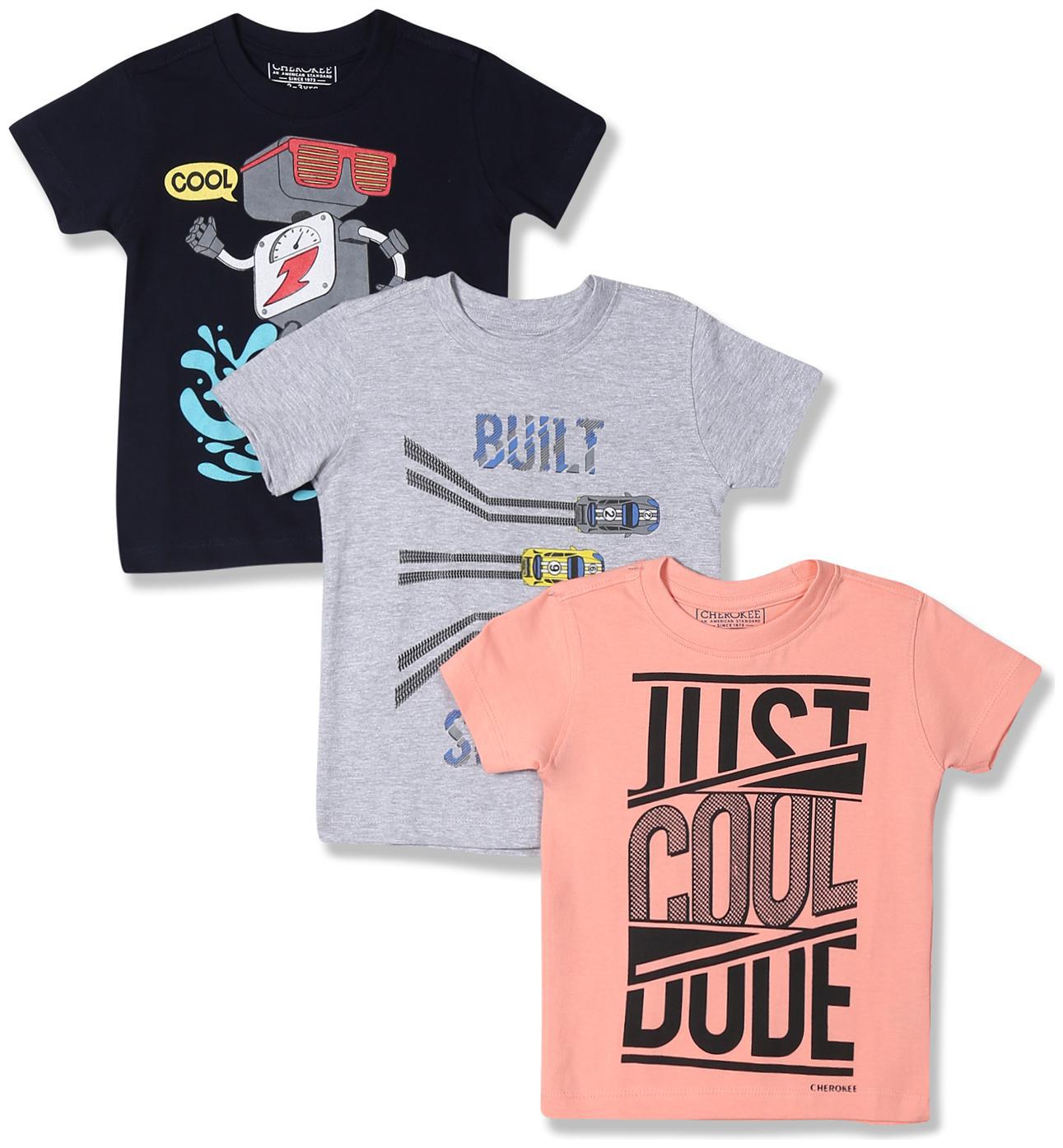 

CHEROKEE Boy Cotton Printed T-shirt - Multi