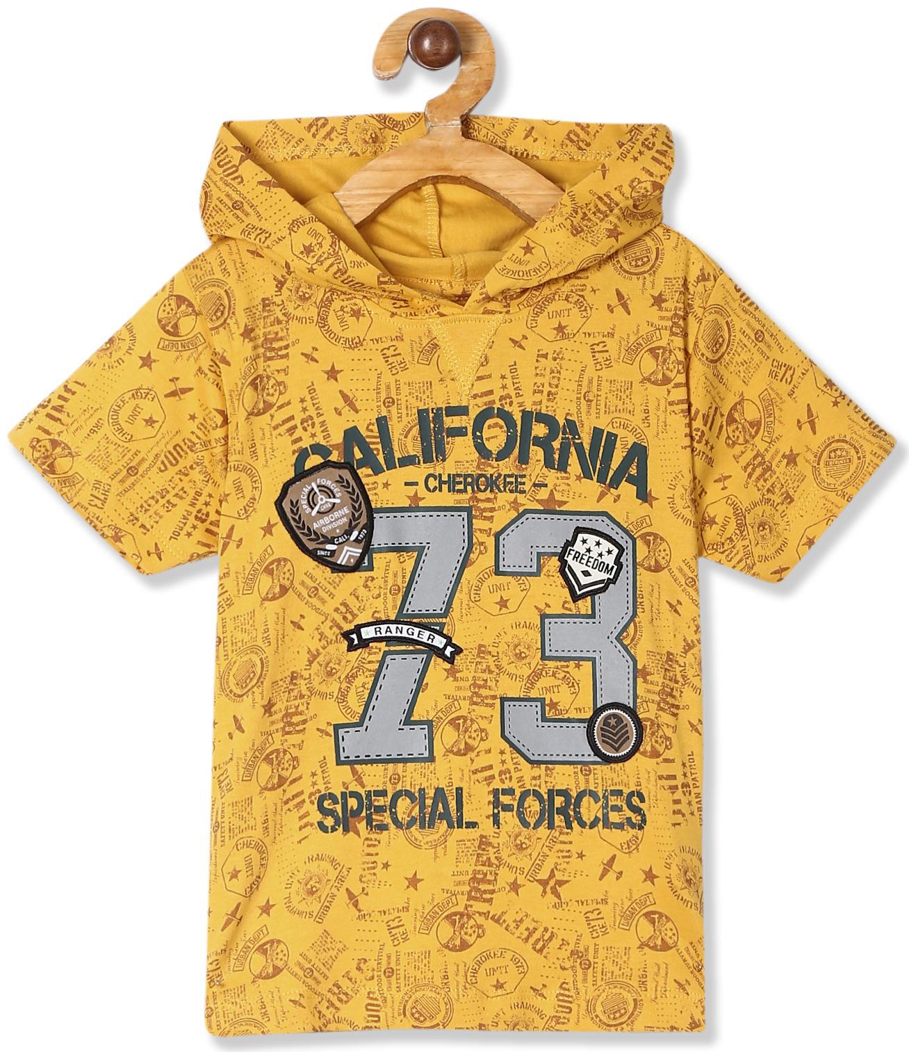 

CHEROKEE Boy Cotton Printed T-shirt - Yellow