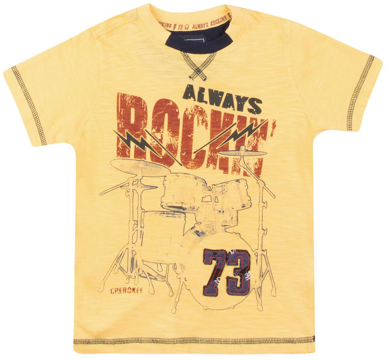 

CHEROKEE Boy Cotton Printed T-shirt - Yellow