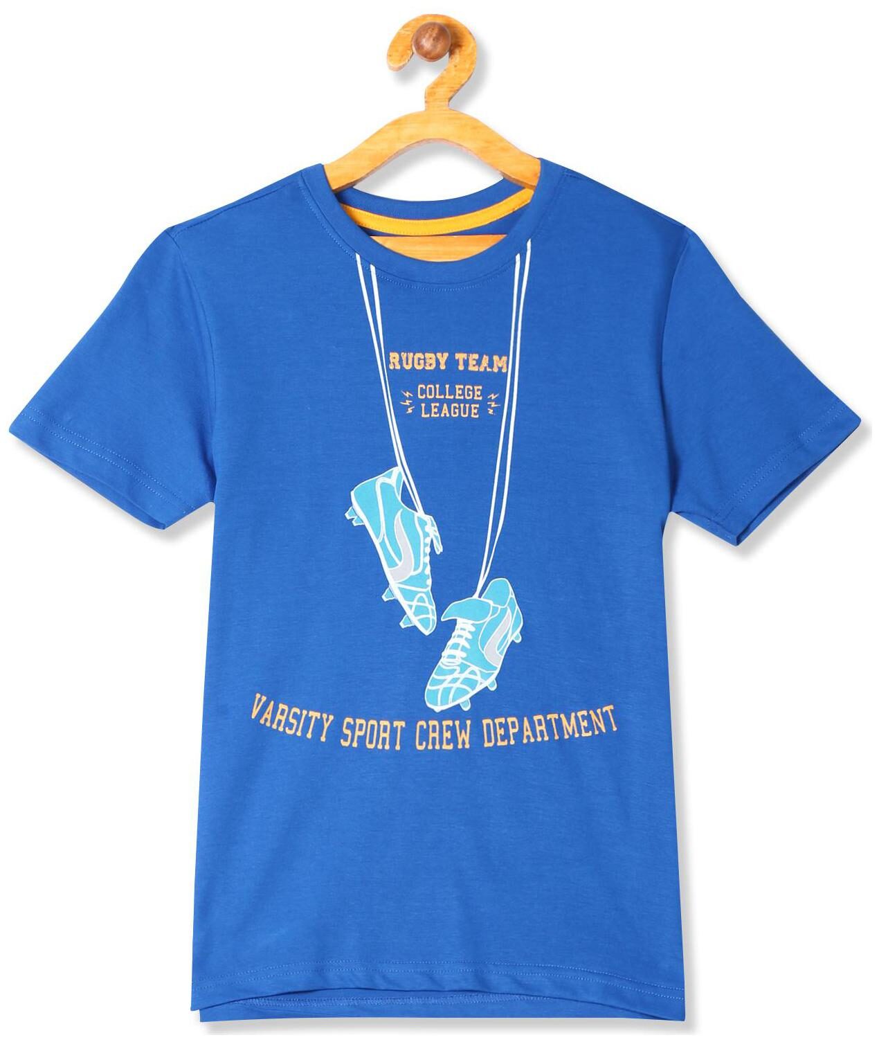 

CHEROKEE Boy Cotton Printed T-shirt - Blue
