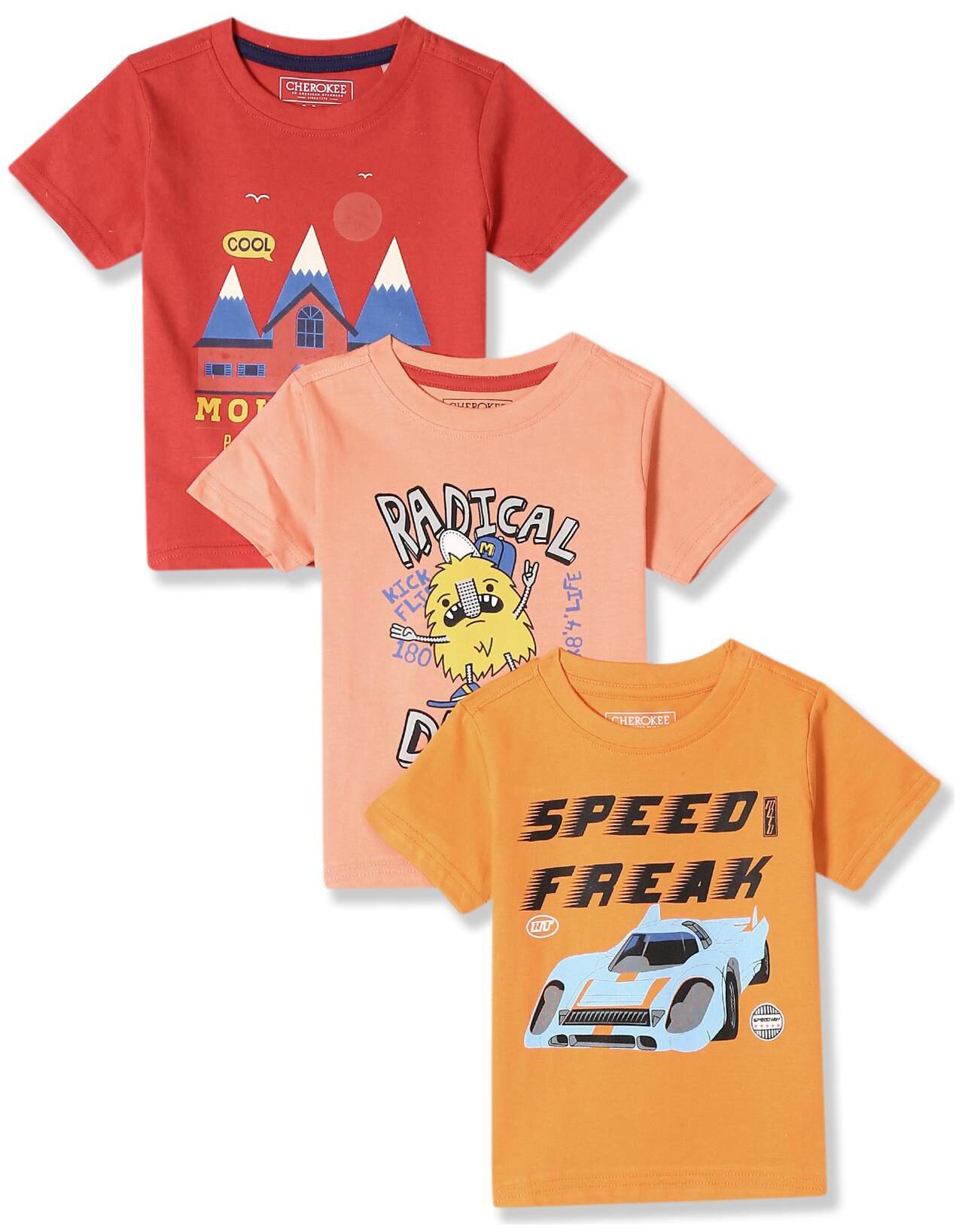 

CHEROKEE Boy Cotton Printed T-shirt - Multi