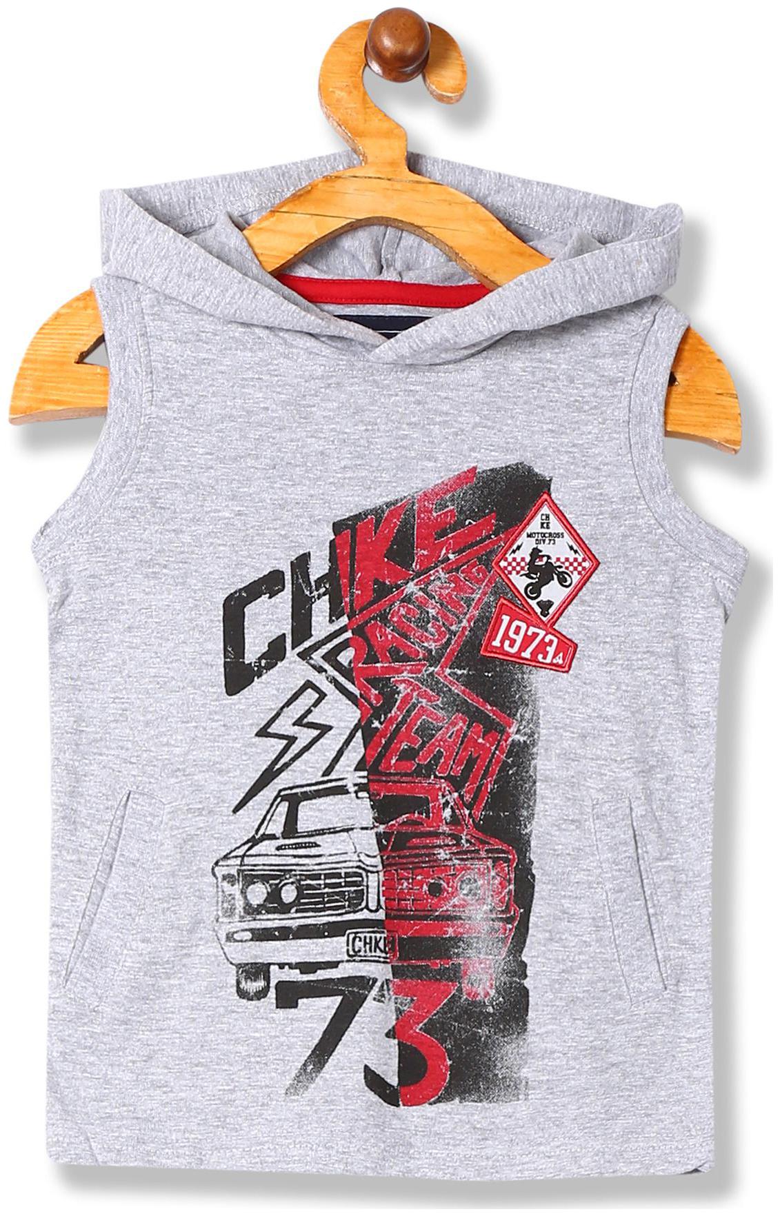 

CHEROKEE Boy Cotton blend Printed T-shirt - Grey