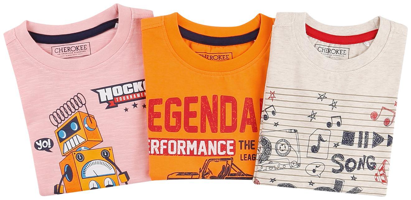 

CHEROKEE Boy Cotton Printed T-shirt - Multi