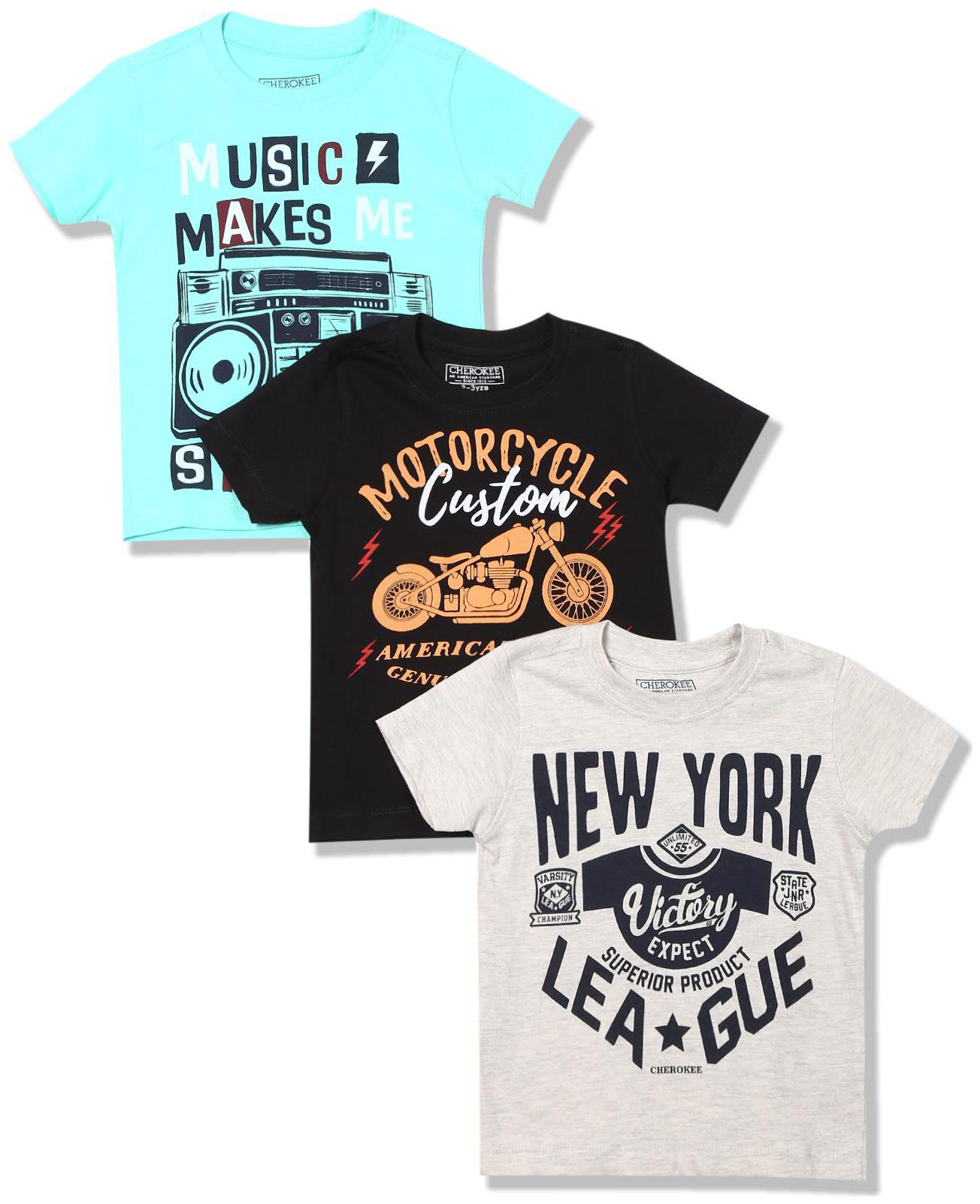 

CHEROKEE Boy Cotton Printed T-shirt - Multi