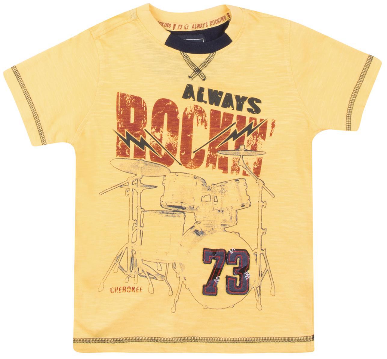 

CHEROKEE Boy Cotton Printed T-shirt - Yellow