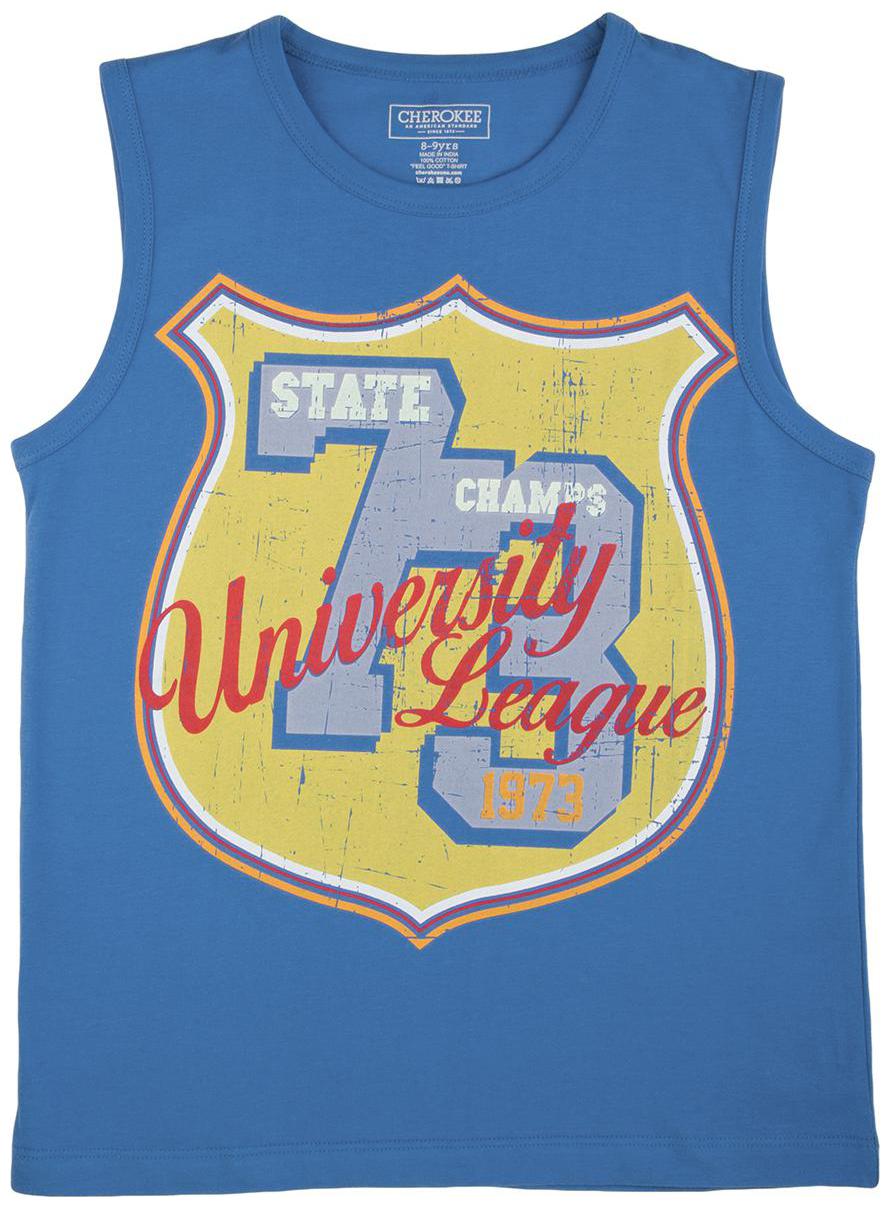 

CHEROKEE Boy Cotton Printed T-shirt - Blue