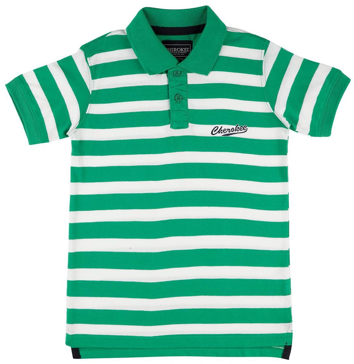 

CHEROKEE Boy Cotton Striped T-shirt - Green