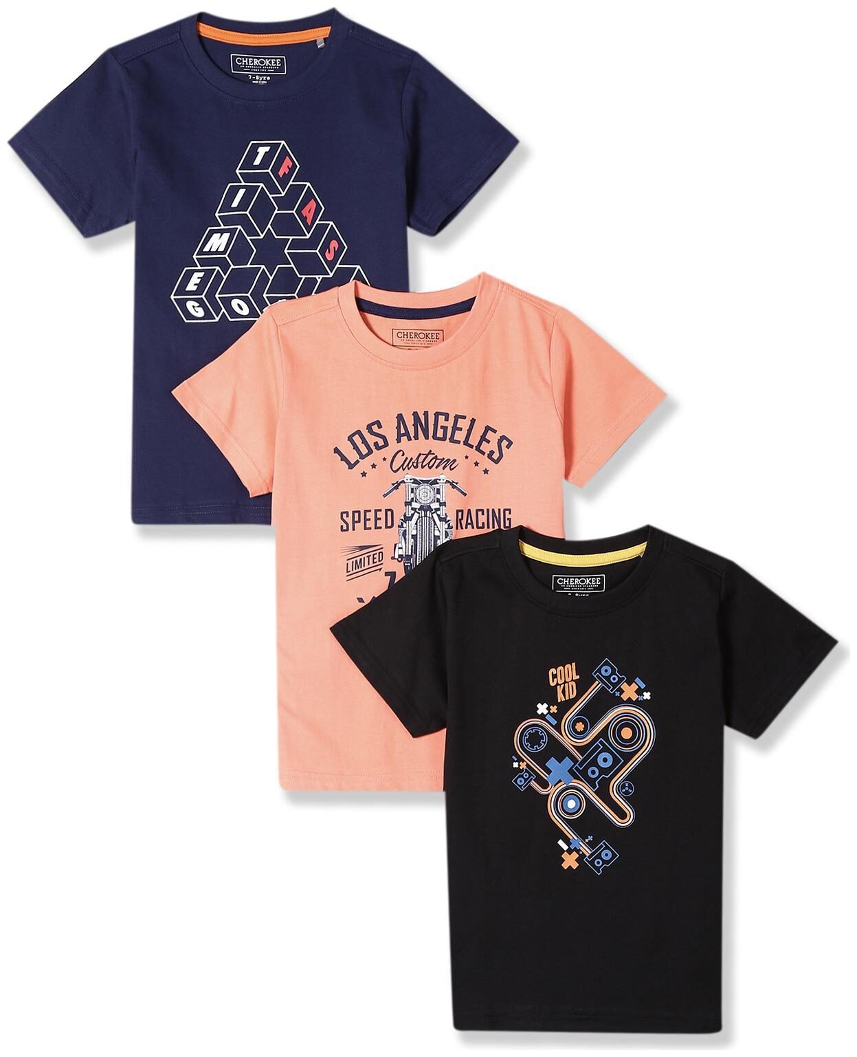 

CHEROKEE Boy Cotton Printed T-shirt - Multi