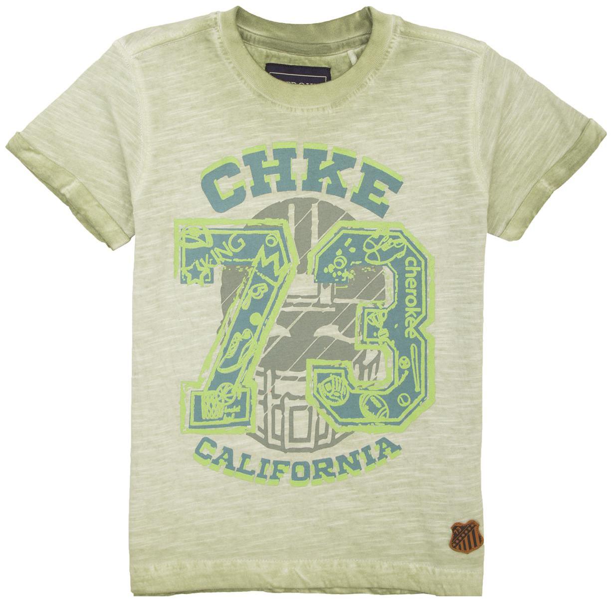 

CHEROKEE Boy Cotton Printed T-shirt - Green