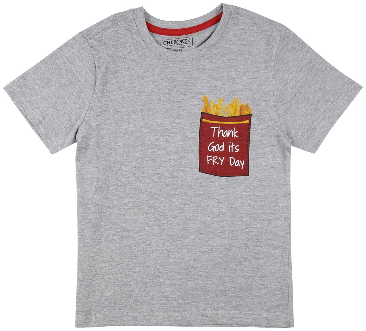 

CHEROKEE Boy Cotton Printed T-shirt - Grey