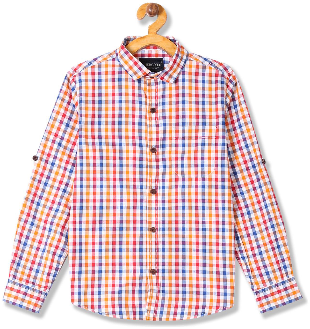 

CHEROKEE Boy Cotton Checked Shirt Multi