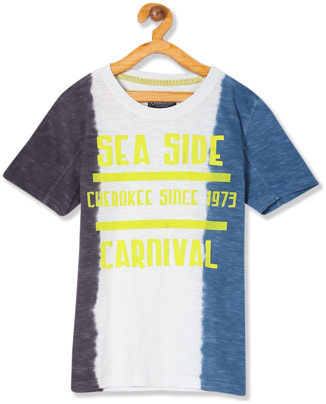 

CHEROKEE Boy Cotton Printed T-shirt - Blue