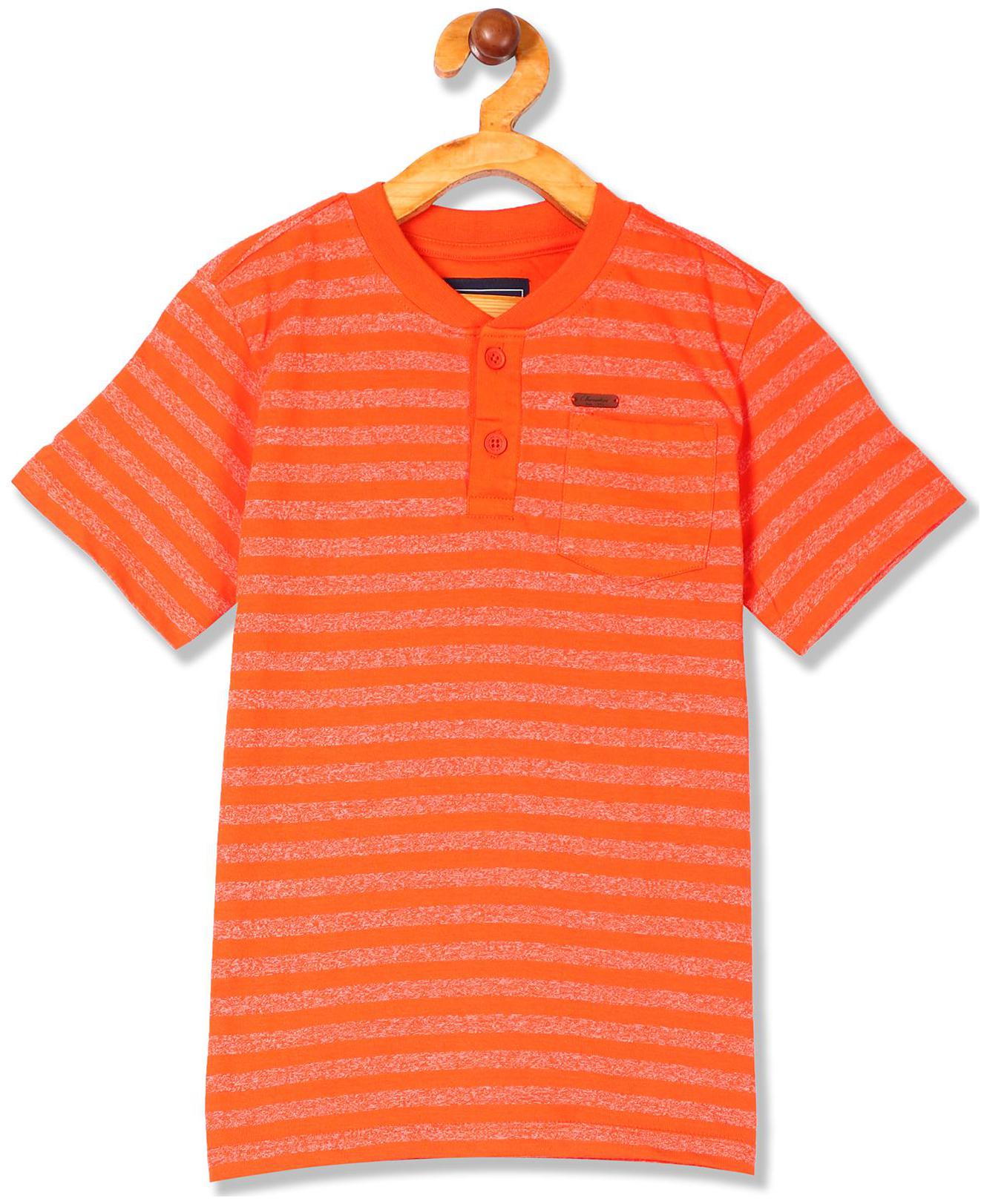 

CHEROKEE Boy Cotton blend Striped T-shirt - Orange