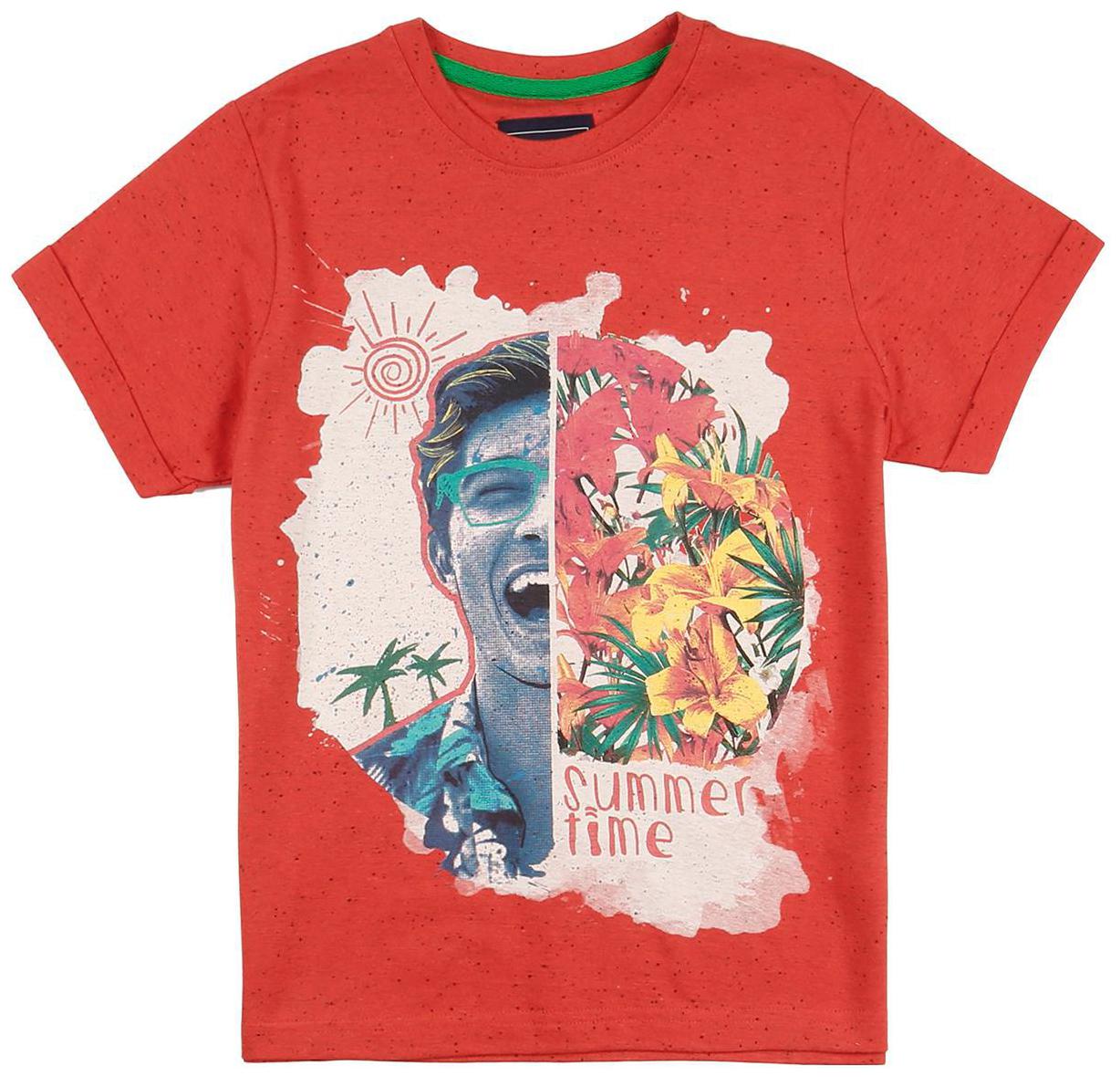 

CHEROKEE Boy Cotton Printed T-shirt - Orange