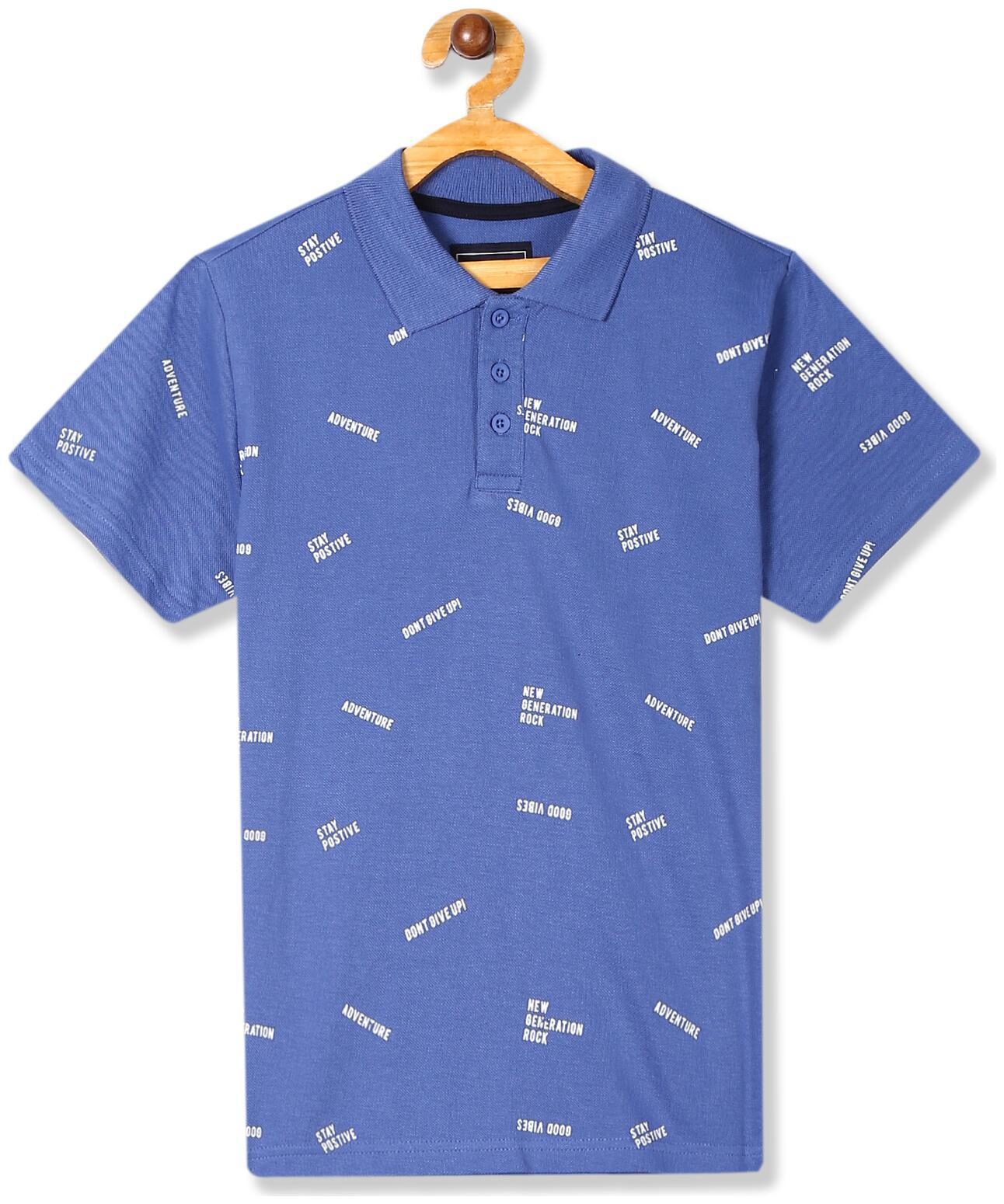 

CHEROKEE Boy Cotton Printed T-shirt - Blue