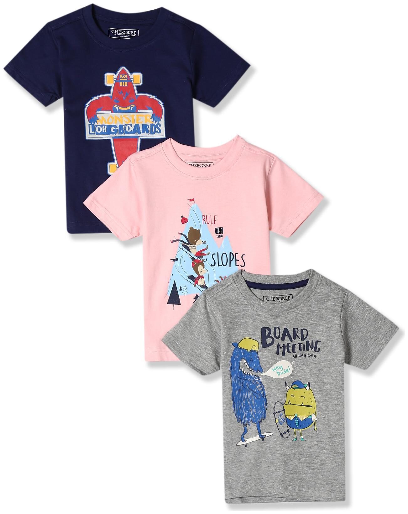 

CHEROKEE Boy Cotton Printed T-shirt - Multi