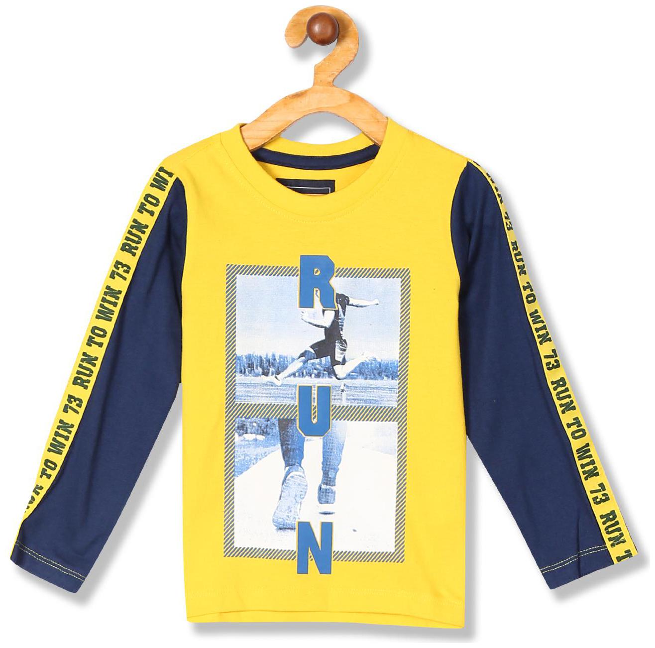 

CHEROKEE Boy Cotton Printed T-shirt - Yellow