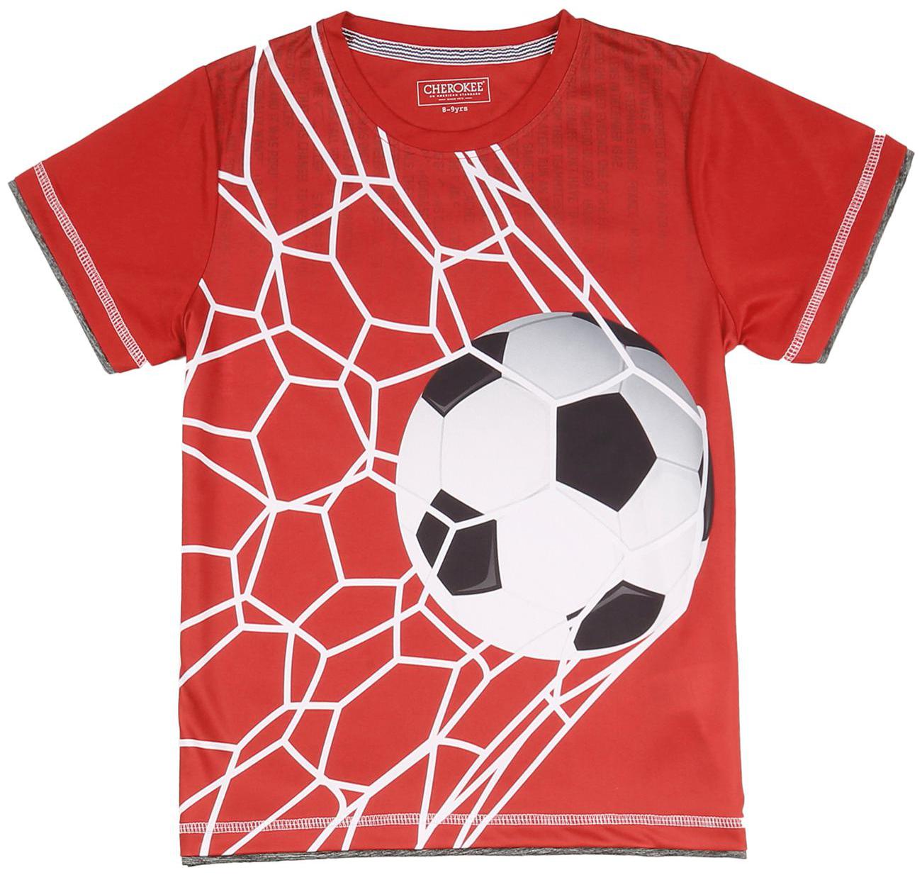 

CHEROKEE Boy Polyester Printed T-shirt - Red