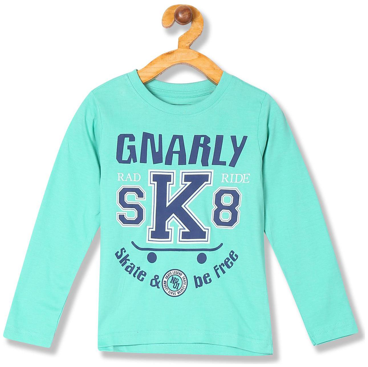 

CHEROKEE Boy Cotton Printed T-shirt - Green