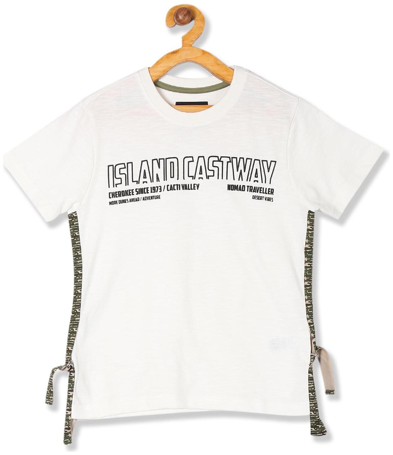 

CHEROKEE Boy Cotton Printed T-shirt - White