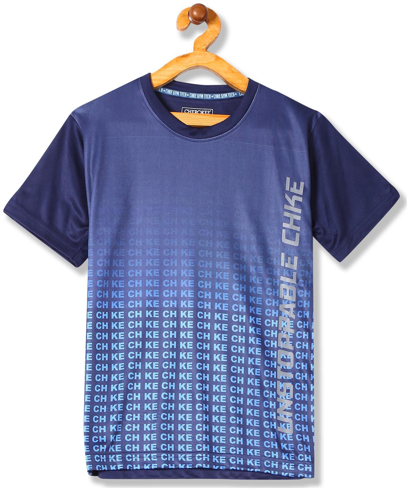 

CHEROKEE Boy Polyester Printed T-shirt - Blue