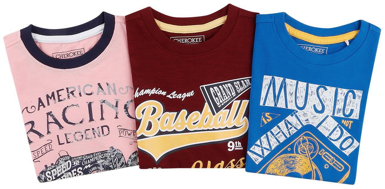 

CHEROKEE Boy Cotton Printed T-shirt - Multi