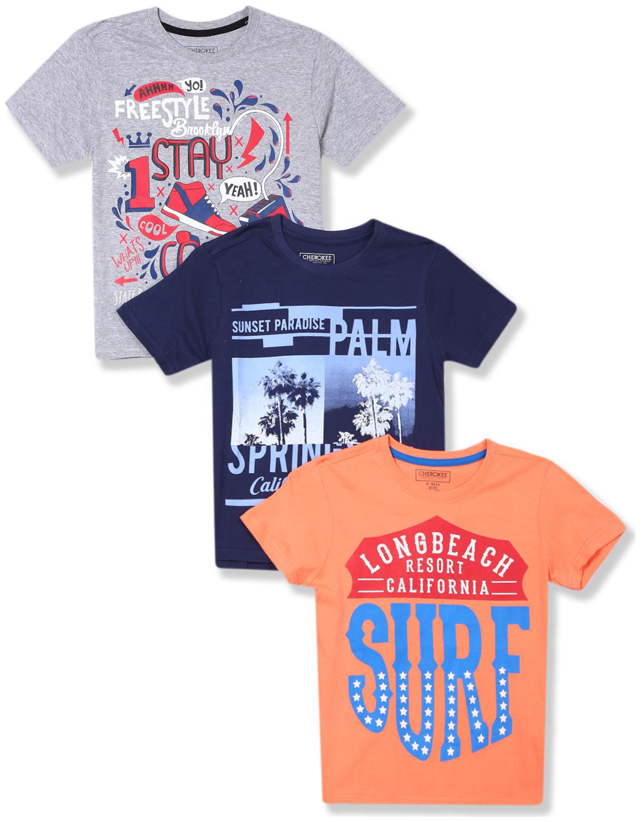 

CHEROKEE Boy Cotton Printed T-shirt - Multi