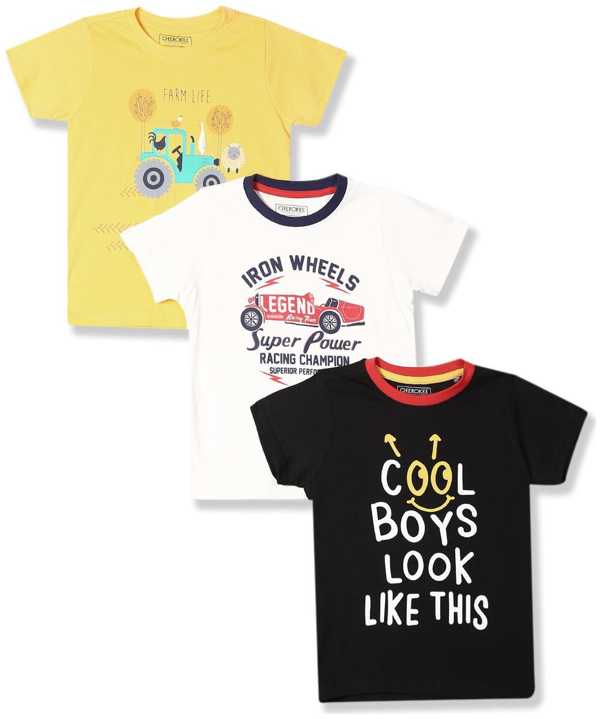 

CHEROKEE Boy Cotton Printed T-shirt - Multi