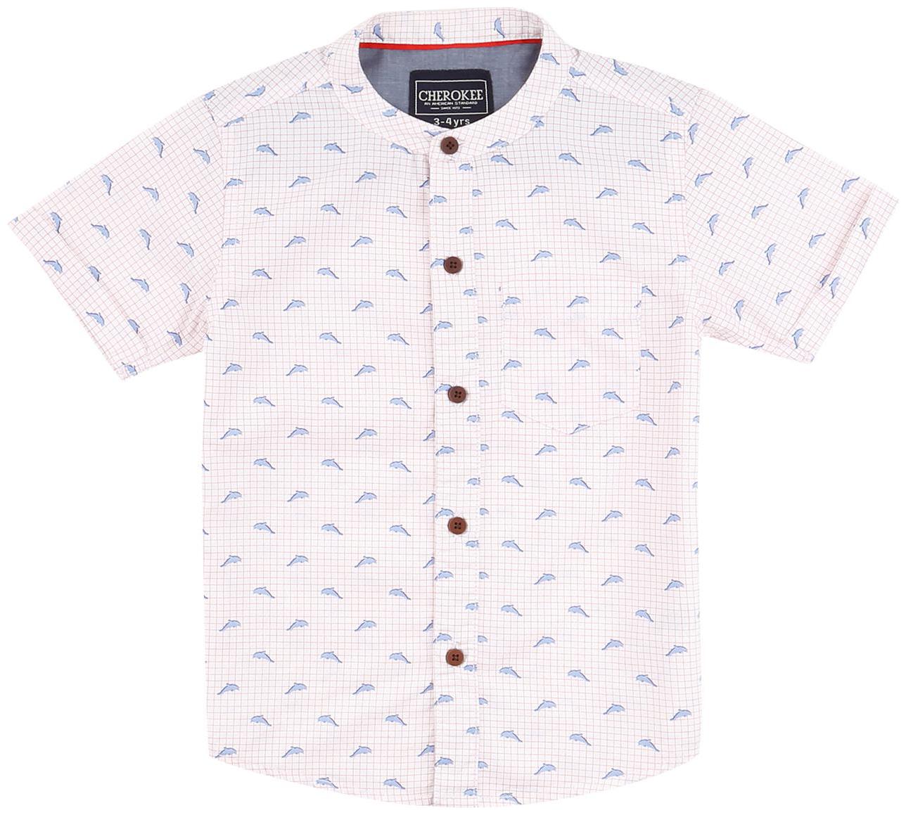 

CHEROKEE Boy Cotton Printed Shirt Pink