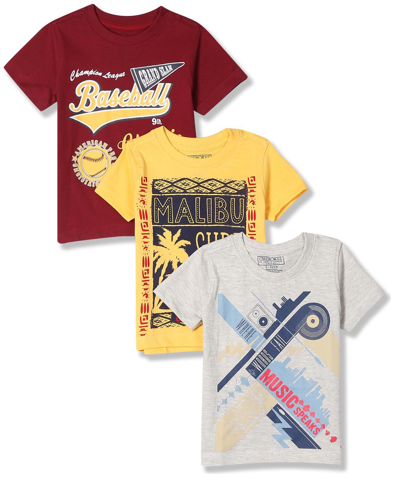 

CHEROKEE Boy Cotton Printed T-shirt - Multi