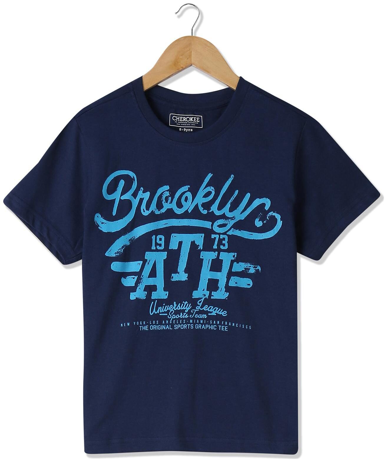 

CHEROKEE Boy Cotton Printed T-shirt - Blue