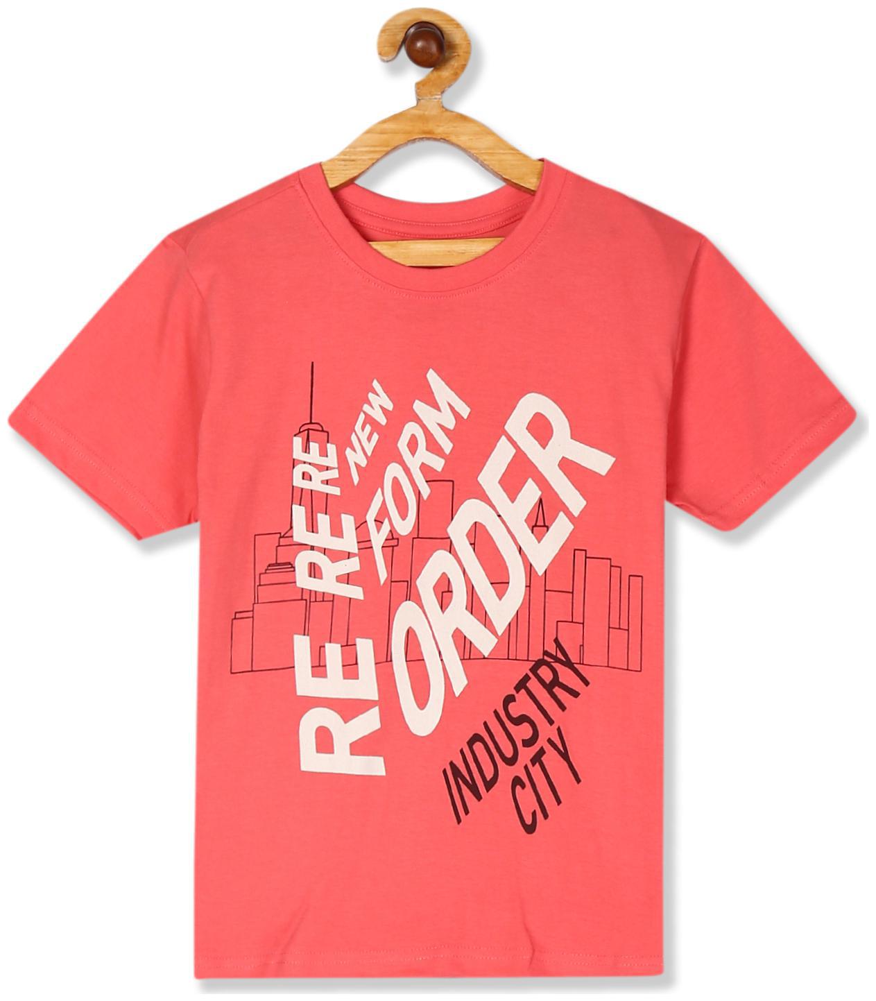 

CHEROKEE Boy Cotton Printed T-shirt - Pink
