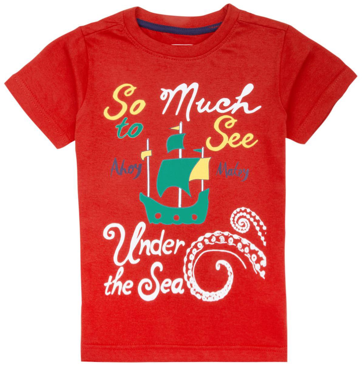 

CHEROKEE Boy Cotton Printed T-shirt - Red