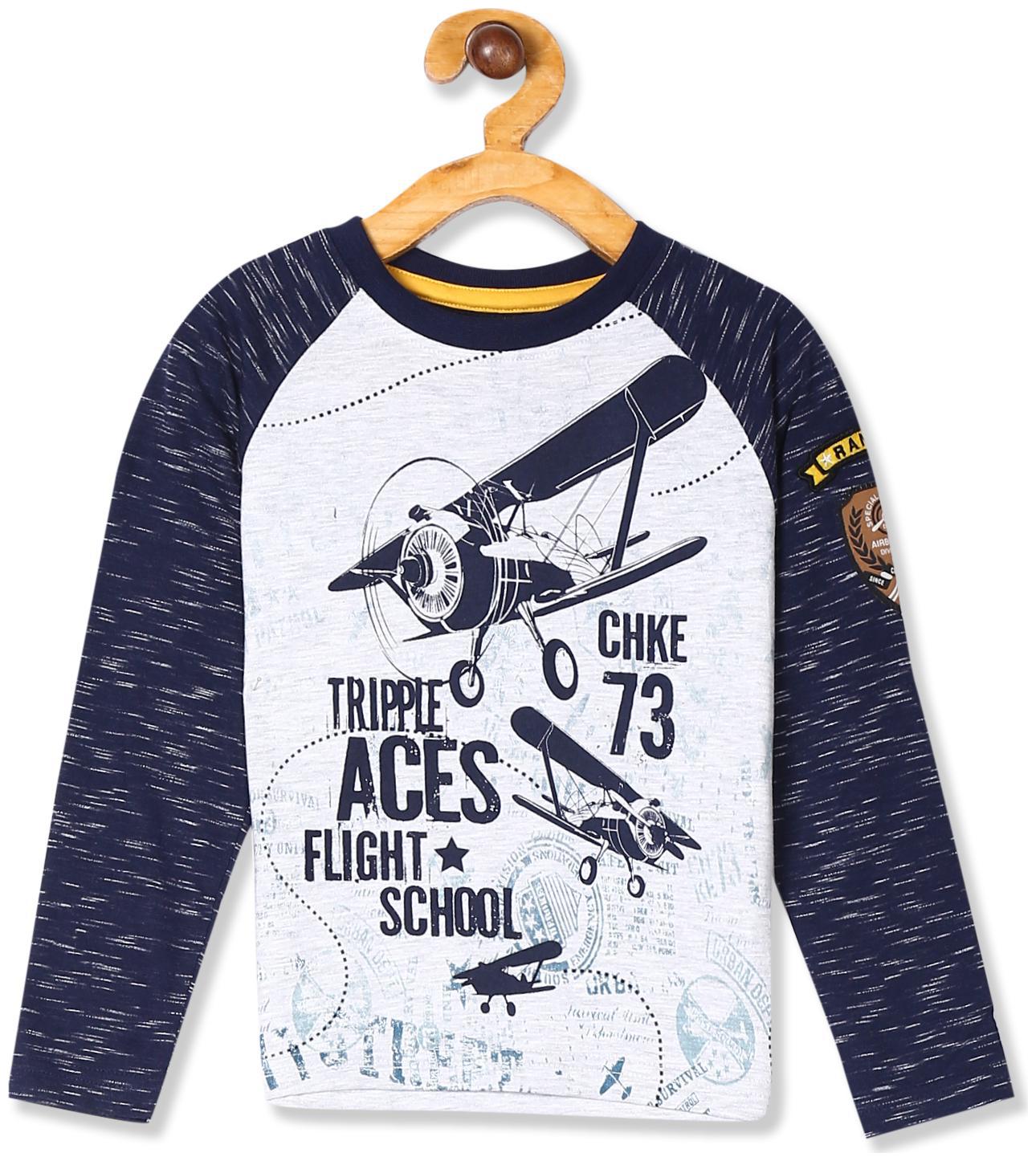 

CHEROKEE Boy Cotton Printed T-shirt - Grey